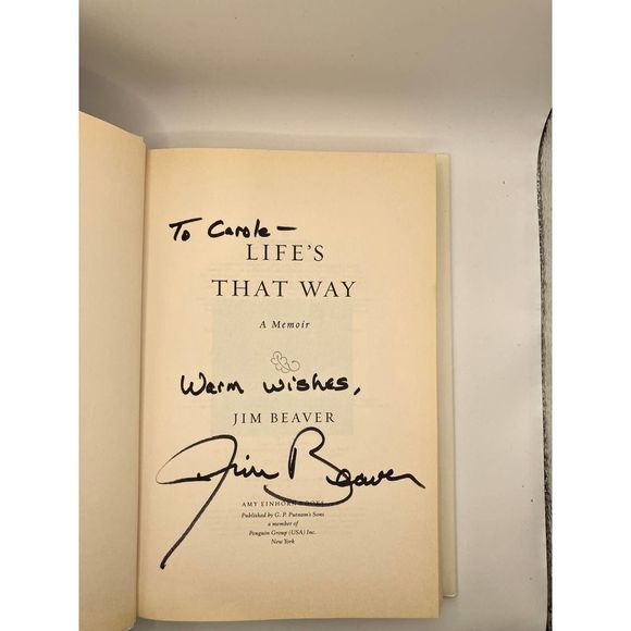 Autographed Jim Beaver’s book Life’s That Way Hardback Book! - Picture 2 of 6